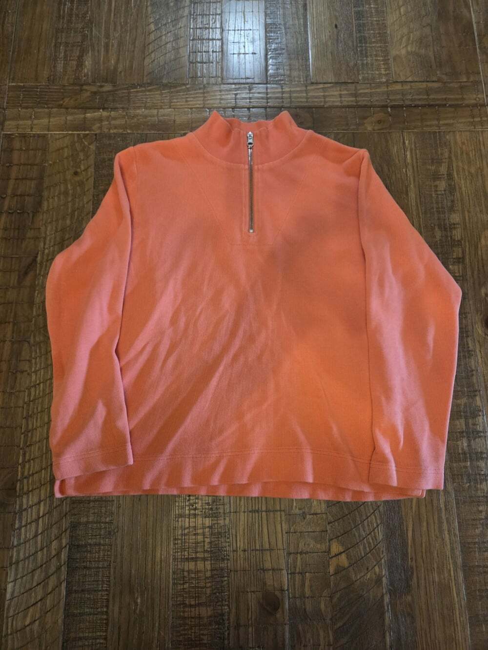 Pendleton Salmon 1/4 zip sweater in a size Medium